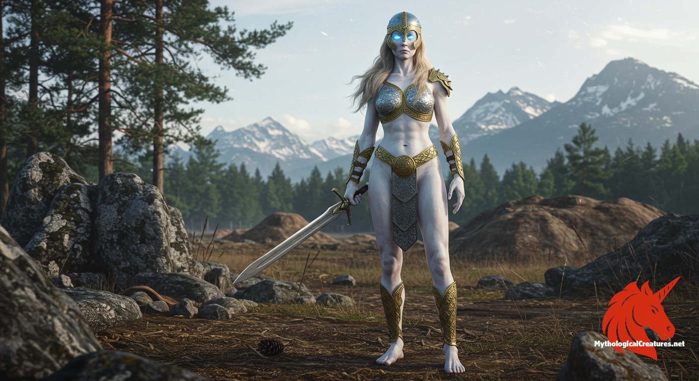 Hlökk - Hlökk is one of the 13 valkyries who plays a crucial role in selecting and guiding fallen warriors to Valhalla, embodying the martial values of Norse culture.