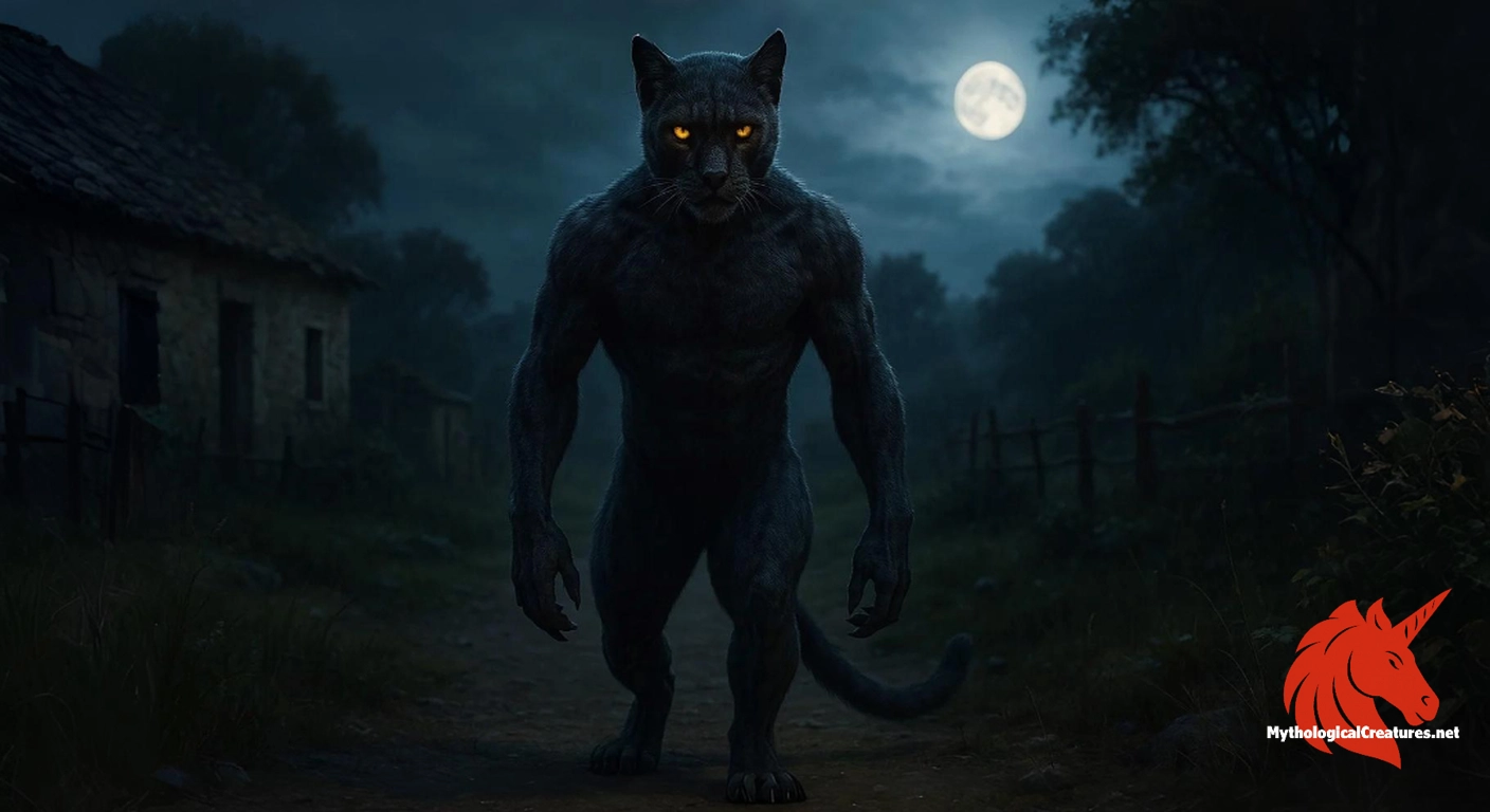 Hombre Gato - Represents a mysterious and dangerous figure in Argentine rural lore, blurring the line between myth and reality.