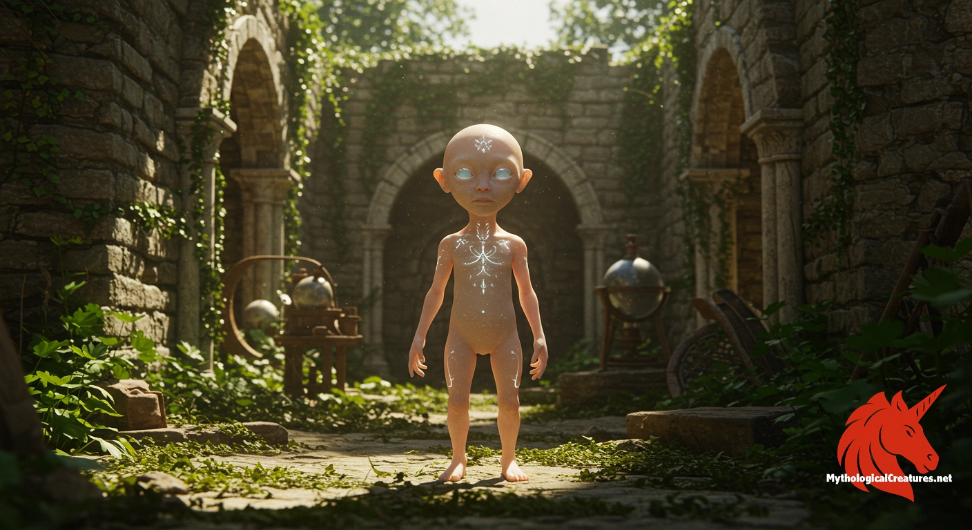 Homunculus - Represents early scientific and philosophical explorations into the nature of life and the possibility of artificial creation.