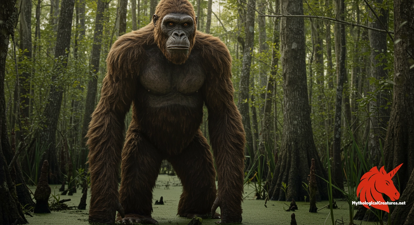 Honey Island Swamp monster - Notable as part of Louisiana folklore, generating tourism and symbolizing the mysterious nature of the swamp.