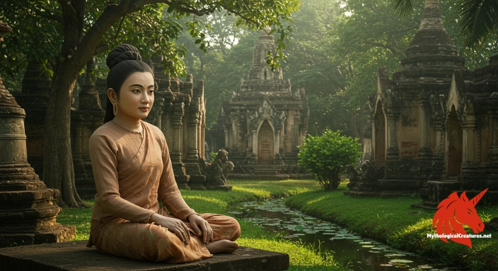 Depiction of Htibyuhsaung Medaw Discover another mythical creature