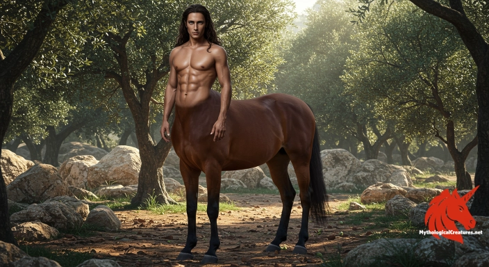 Depiction of Hylonome Discover another mythical creature