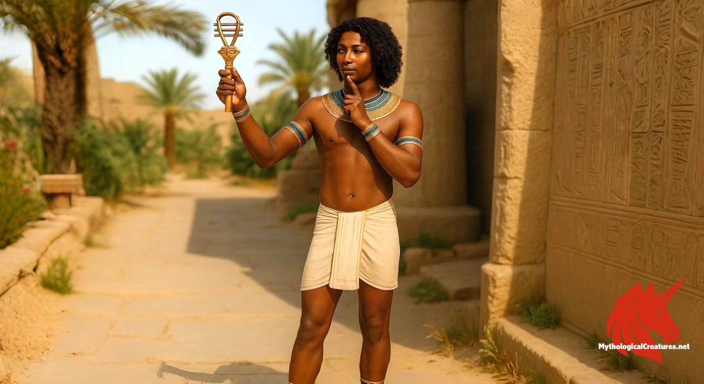 Ihy - Ihy symbolizes youthful joy, musical inspiration, and the cyclical nature of life and death in Egyptian belief.