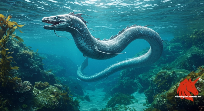 Depiction of Ikuchi Discover another mythical creature