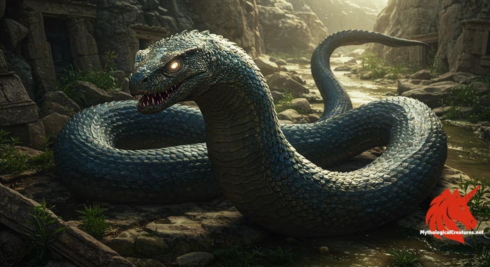 Depiction of Illuyanka Discover another mythical creature