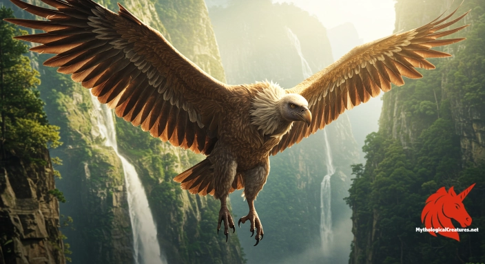 Depiction of Jatayu Discover another mythical creature