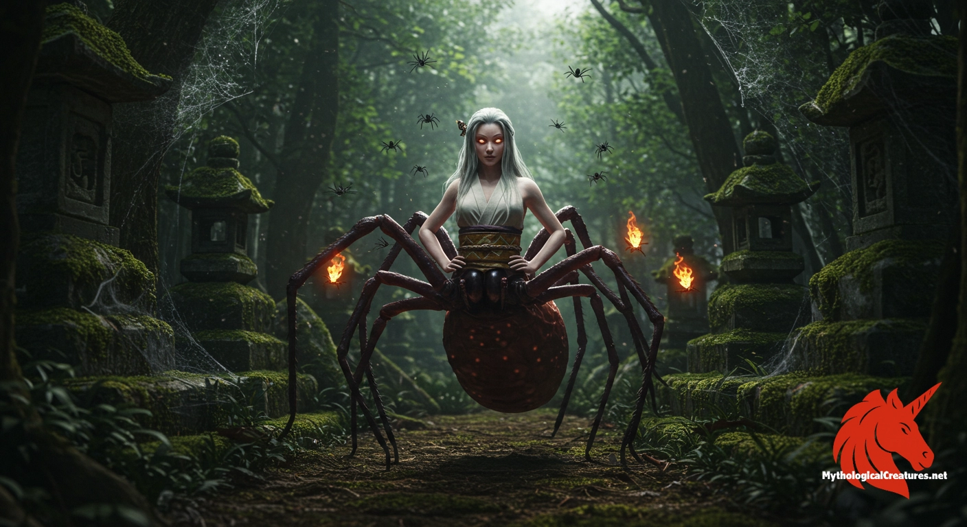 Jorōgumo - Jorōgumo serves as a symbol of deceptive beauty and the potential danger lurking beneath alluring surfaces in folklore. Jorōgumo - Jorōgumo serves as a symbol of deceptive beauty and the potential danger lurking beneath alluring surfaces in folklore.