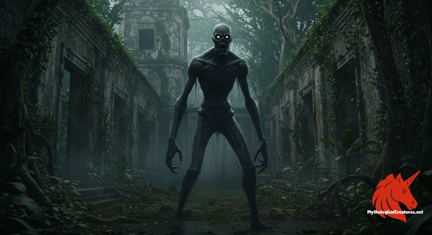 Jumbee - Jumbees embody the notion of cursed souls becoming malevolent spirits in death, serving as a cautionary symbol in Caribbean folklore.