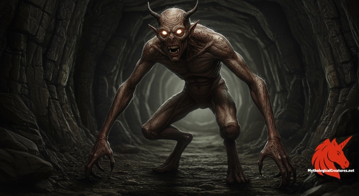 Depiction of Kallikantzaros Discover another mythical creature