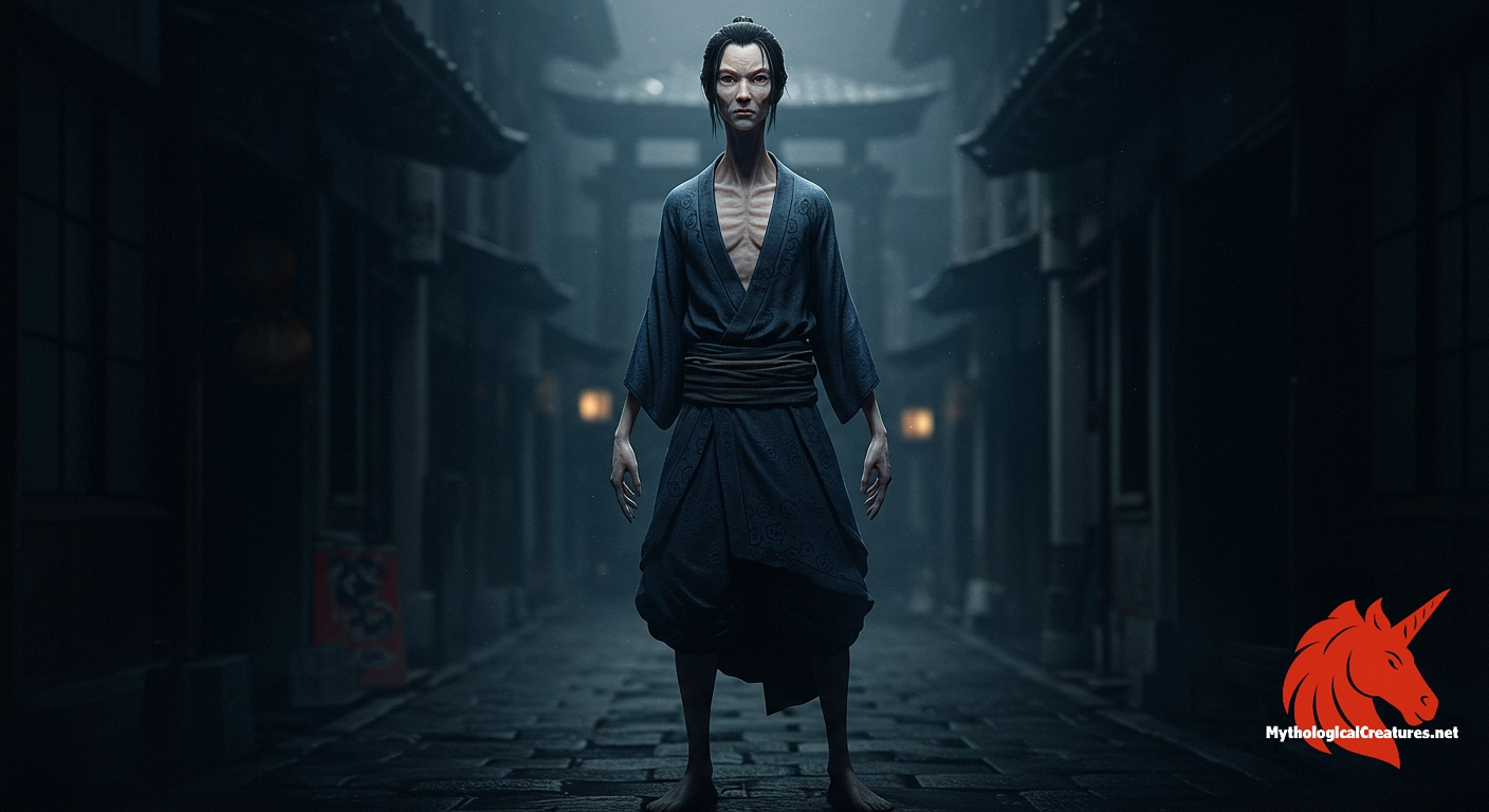 Kamikiri - Kamikiri embodies the mysterious intrusion of the supernatural into everyday life, symbolising the fear of unseen disturbances in Edo-period urban settings.