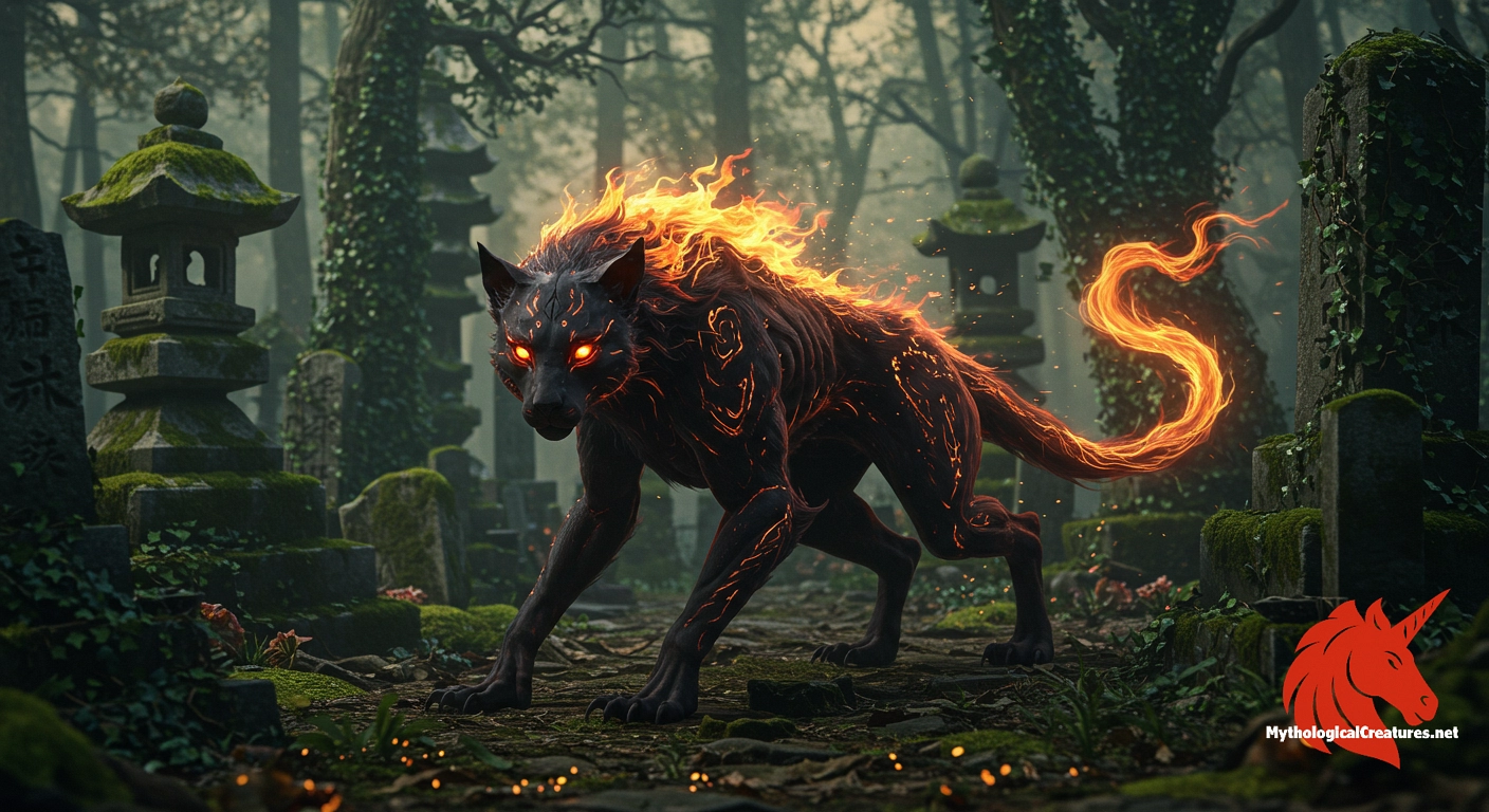 Kasha - Kasha embodies the consequences of a sinful life by reclaiming the corpses of the wicked, serving as a stark reminder of karmic retribution in folklore.