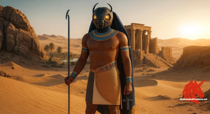 Depiction of Khepri Discover another mythical creature
