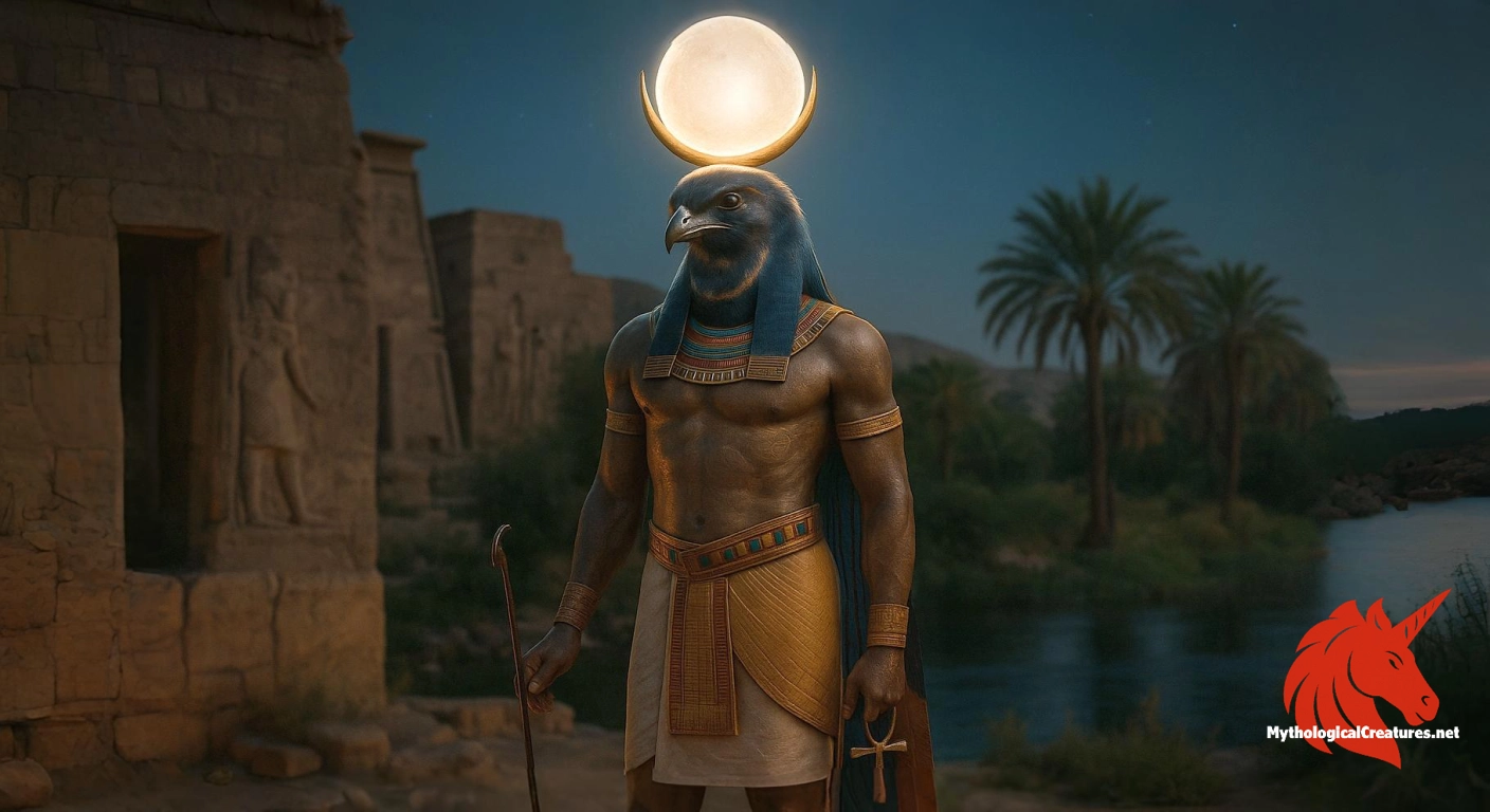 Khonsu - Khonsu is significant for his role in the Theban Triad and his influence on life creation and time measurement.