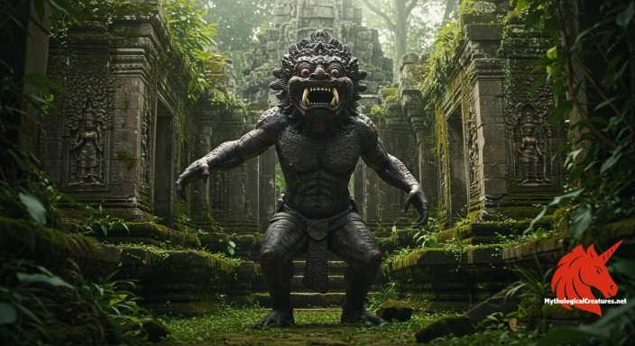Depiction of Kirtimukha Discover another mythical creature