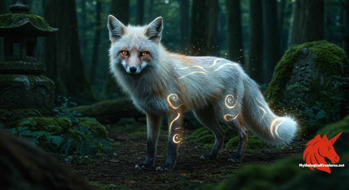 Depiction of Kitsunebi Discover another mythical creature