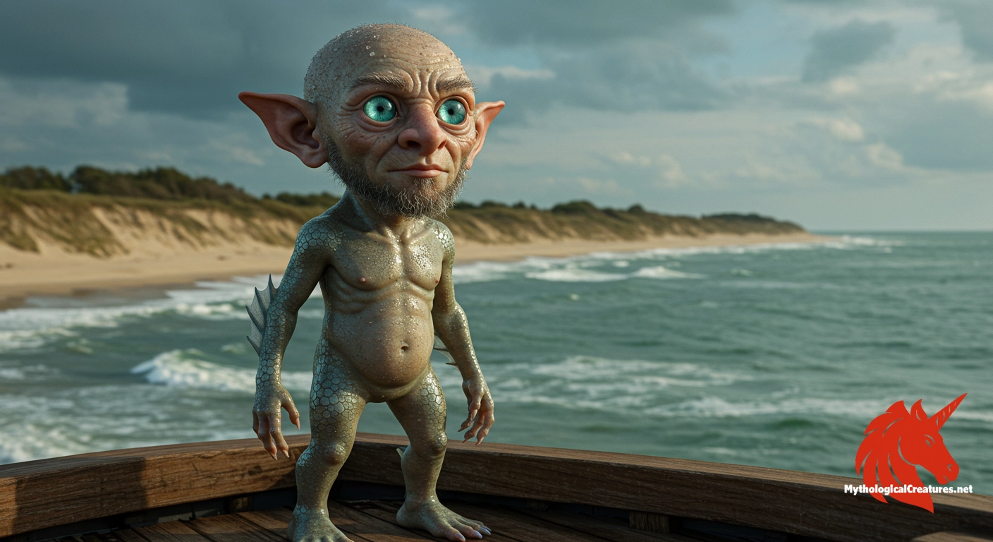 Klabautermann - Considered a protective spirit by sailors, the Klabautermann is believed to ensure smooth voyages and safeguard ships from peril.