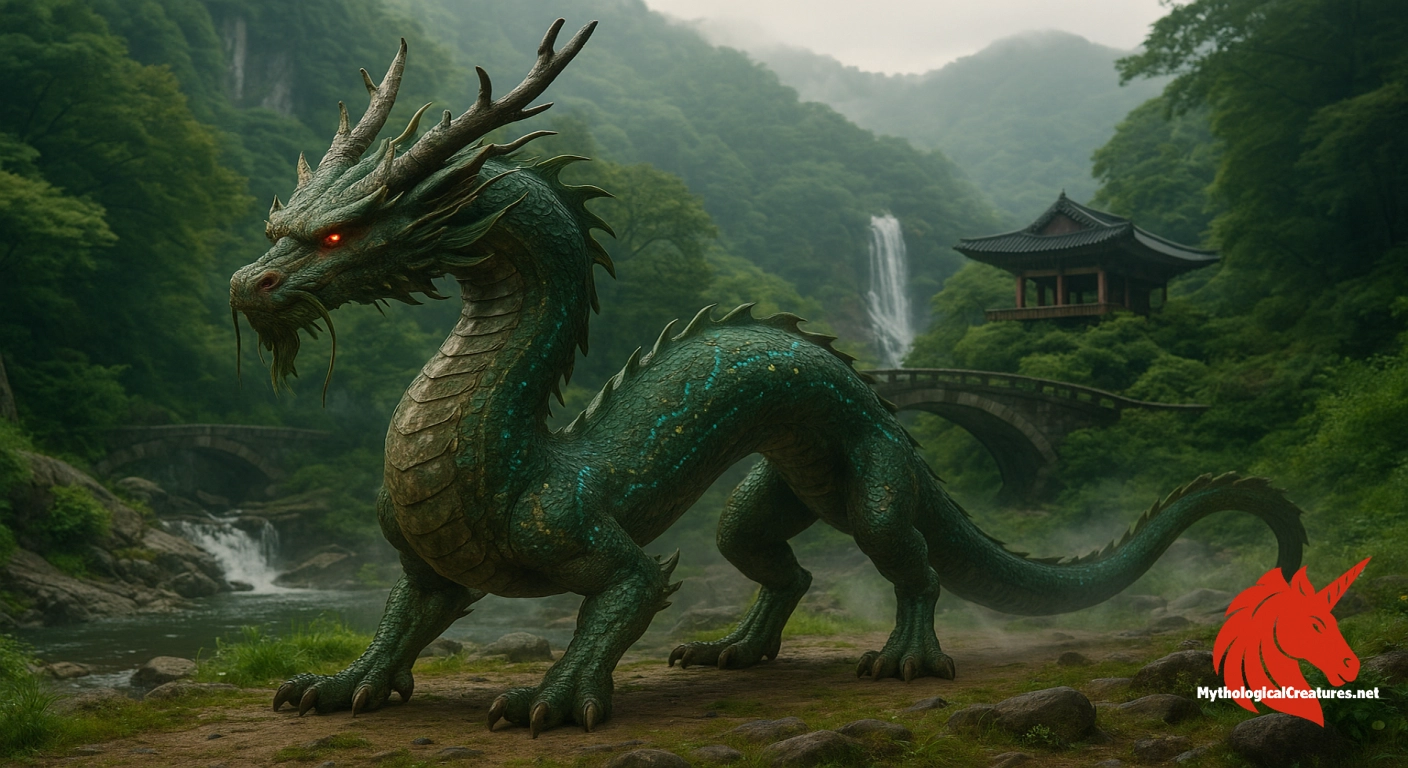 Korean dragon - They symbolise benevolence, power, and protection in agriculture and nature.