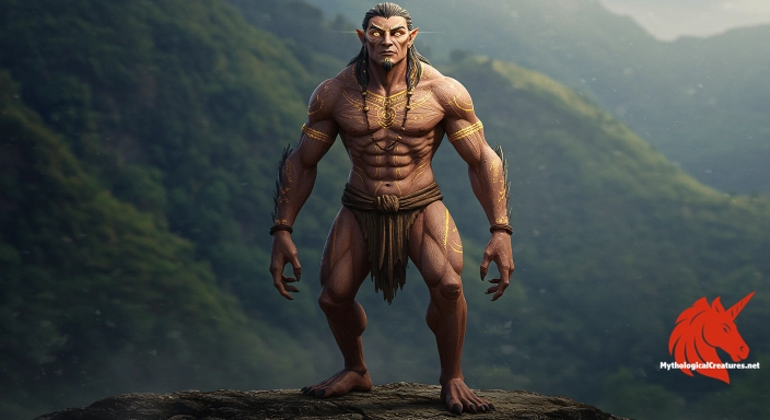 Depiction of Koupalu Discover another mythical creature