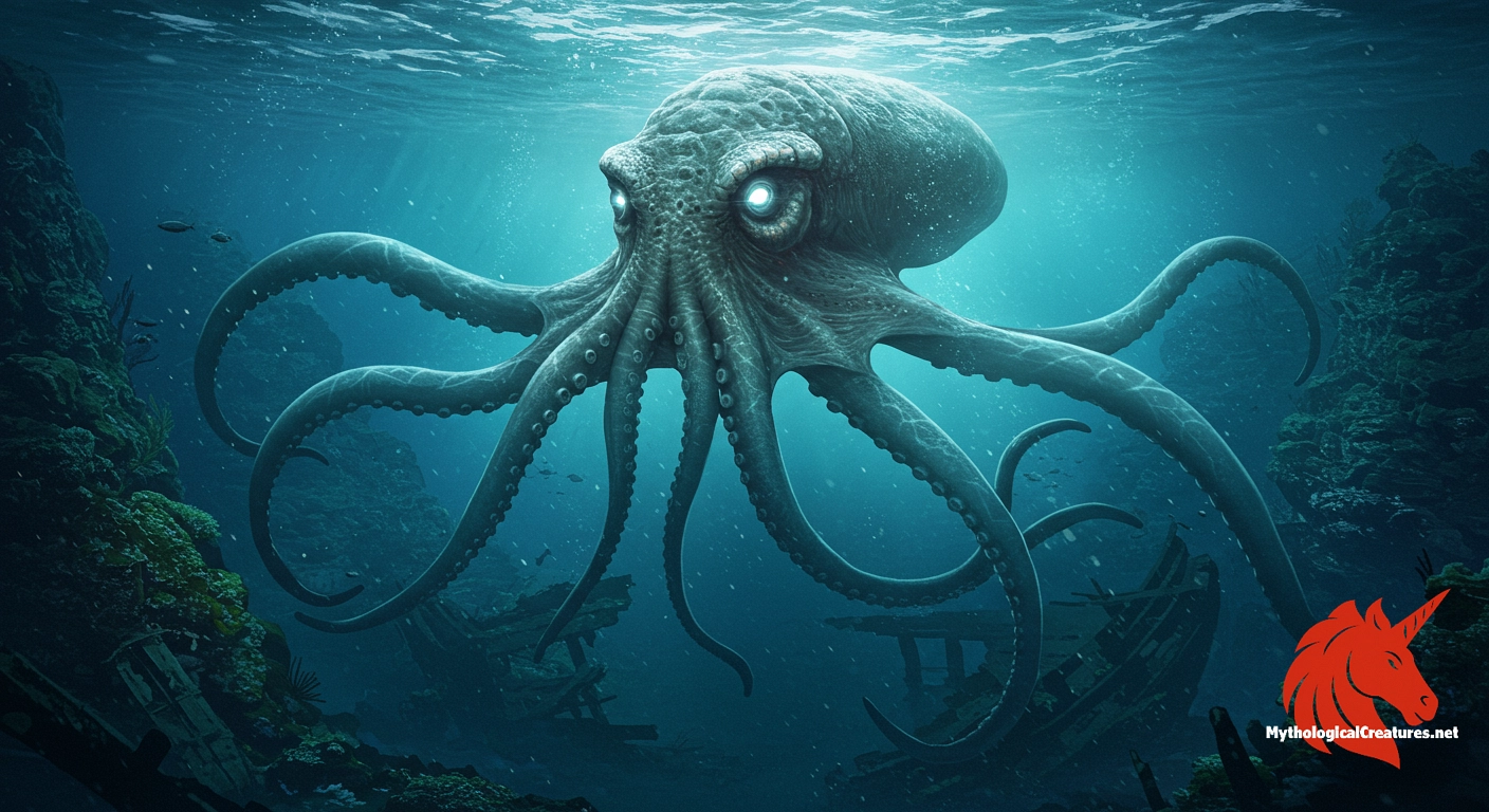 Kraken - The Kraken symbolizes the mysterious and perilous nature of the deep sea, inspiring fear and fascination among seafarers. Kraken - The Kraken symbolizes the mysterious and perilous nature of the deep sea, inspiring fear and fascination among seafarers.