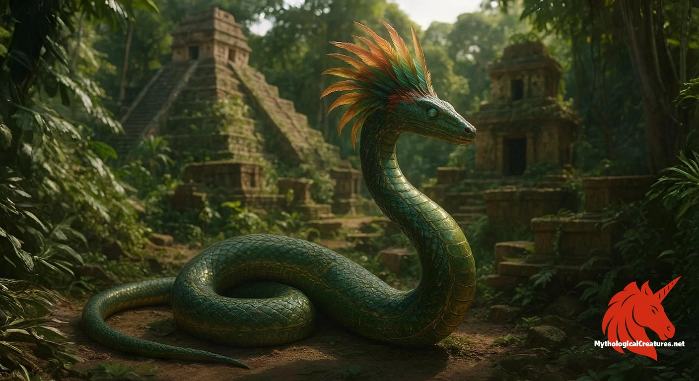 Kukulkan - Kukulkan is central to understanding the Maya cosmology and architectural alignments, symbolising renewal and cosmic order.