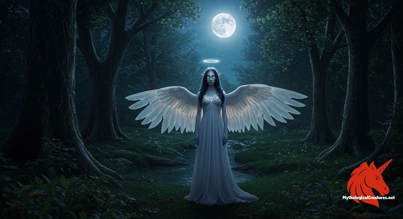 Lailah - Represents the intersection of night and fertility, influencing the process of conception and the nurturing of life.