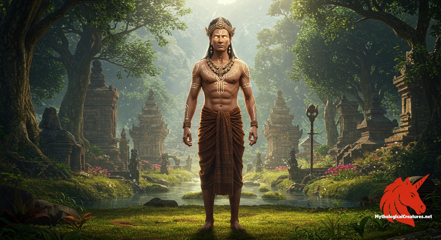 Lainingthou Sanamahi - He is the most popular and significant divinity in Sanamahism, embodying cosmic protection and household sanctity.