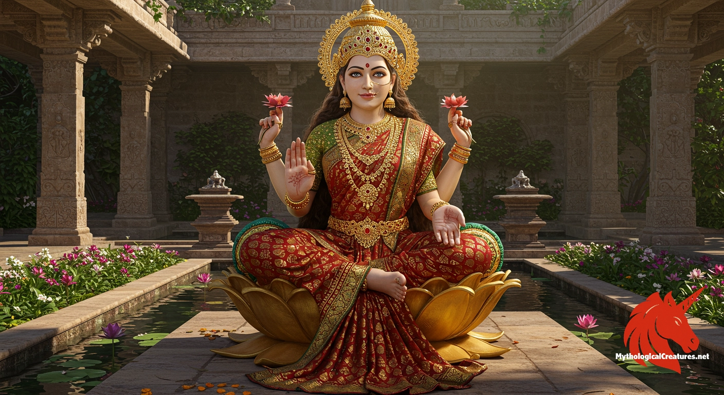 Lakshmi - Central to both Vaishnavism and Shaktism, Lakshmi embodies abundance, fertility, and the auspicious forces that bless human life. Lakshmi - Central to both Vaishnavism and Shaktism, Lakshmi embodies abundance, fertility, and the auspicious forces that bless human life.