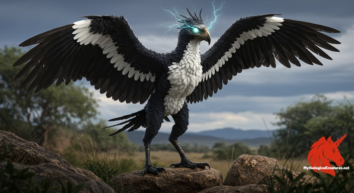 Depiction of Lightning bird Discover another mythical creature