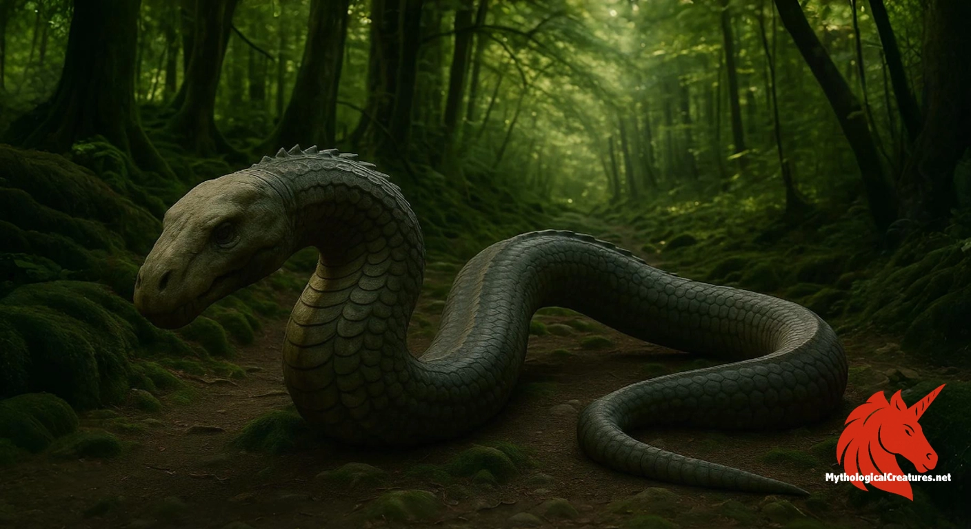 Lindworm - Symbolises the dual nature of fortune and danger; its presence is believed to both enrich its territory and pose a lethal threat to humans Lindworm - Symbolises the dual nature of fortune and danger; its presence is believed to both enrich its territory and pose a lethal threat to humans