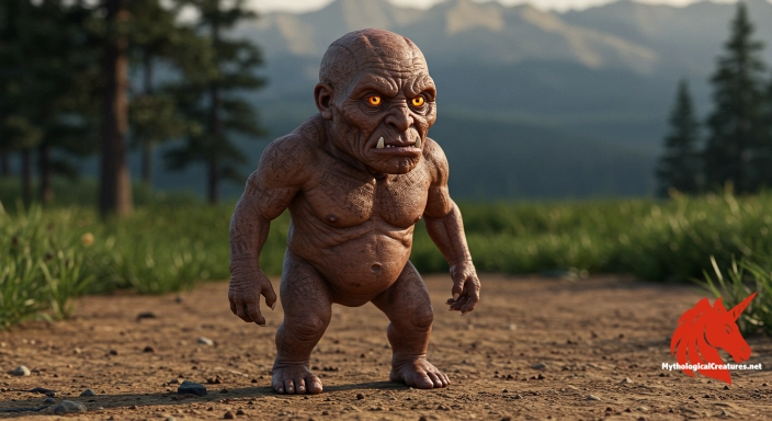 Depiction of Little People of the Pryor Mountains Discover another mythical creature