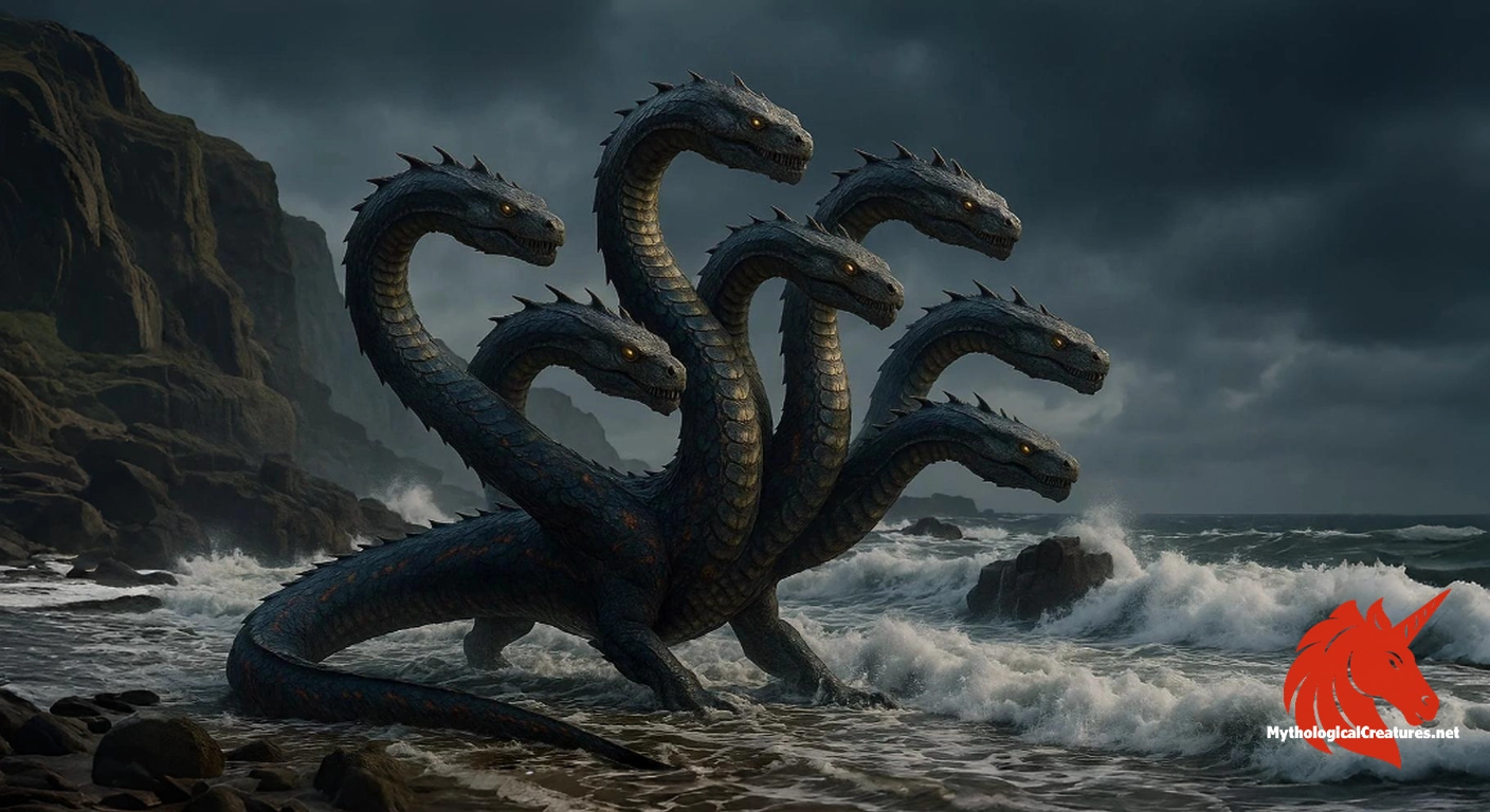 Ljubi - Represents the terrifying and unpredictable power of storms and turbulent waters in Albanian folklore, symbolizing nature’s dual capacity for both creation and destruction.