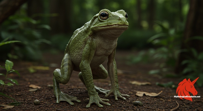 Depiction of Loveland frog Discover another mythical creature