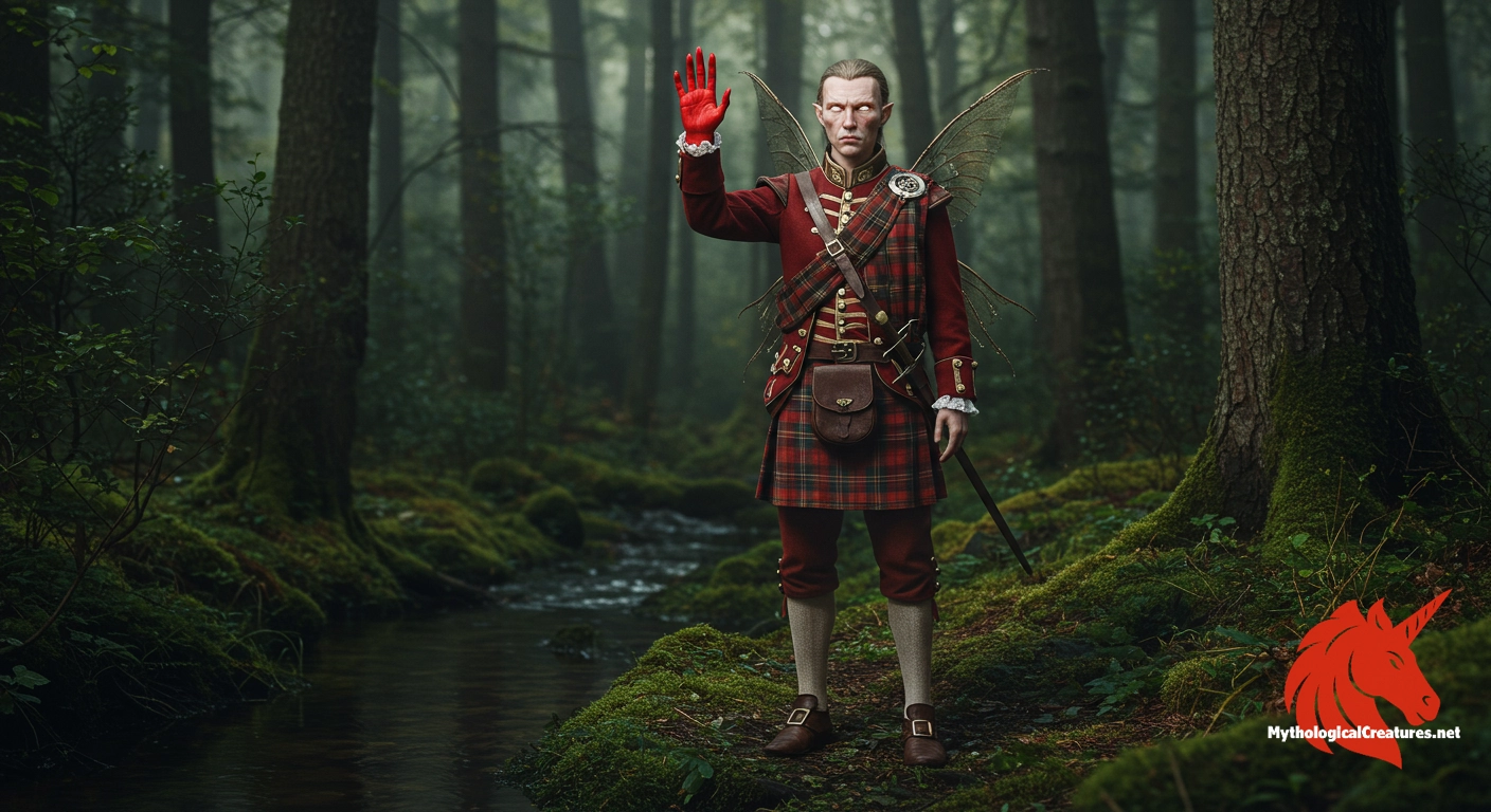 Ly Erg - Embodies the perilous and unpredictable nature of faerie encounters in the Scottish Highlands, serving as a grim warning to those who dare engage with the supernatural.