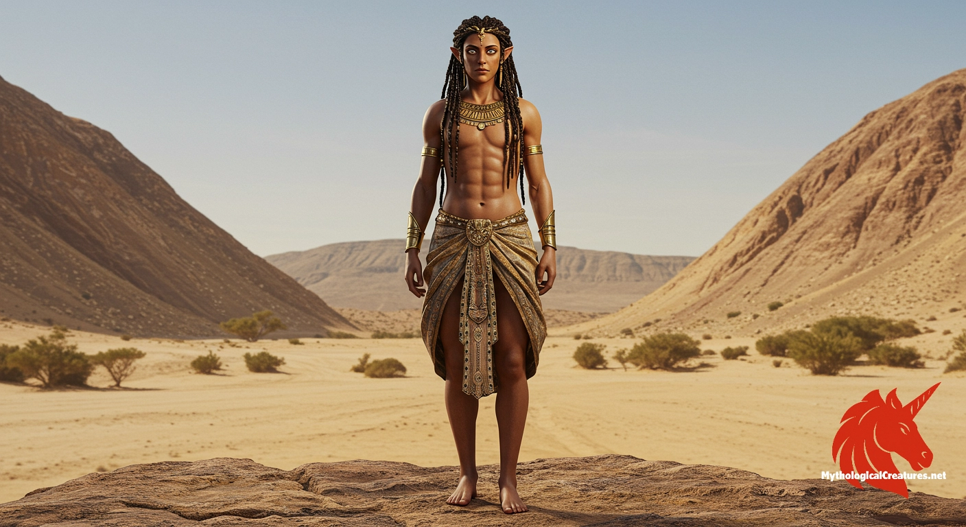 Lybie - Lybie embodies the personification of Libya's land and serves as a symbolic figure representing the country's identity and regal authority in Greek mythology.