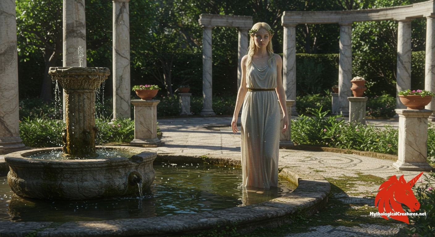 Lympha - Lympha embodies the essential moisture required for agriculture, symbolising life's continuity and the nurturing force of nature.