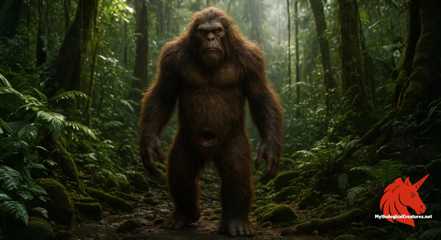 Mapinguari - Represents the mysterious and protective forces of the Amazon rainforest, safeguarding its natural inhabitants and environment.