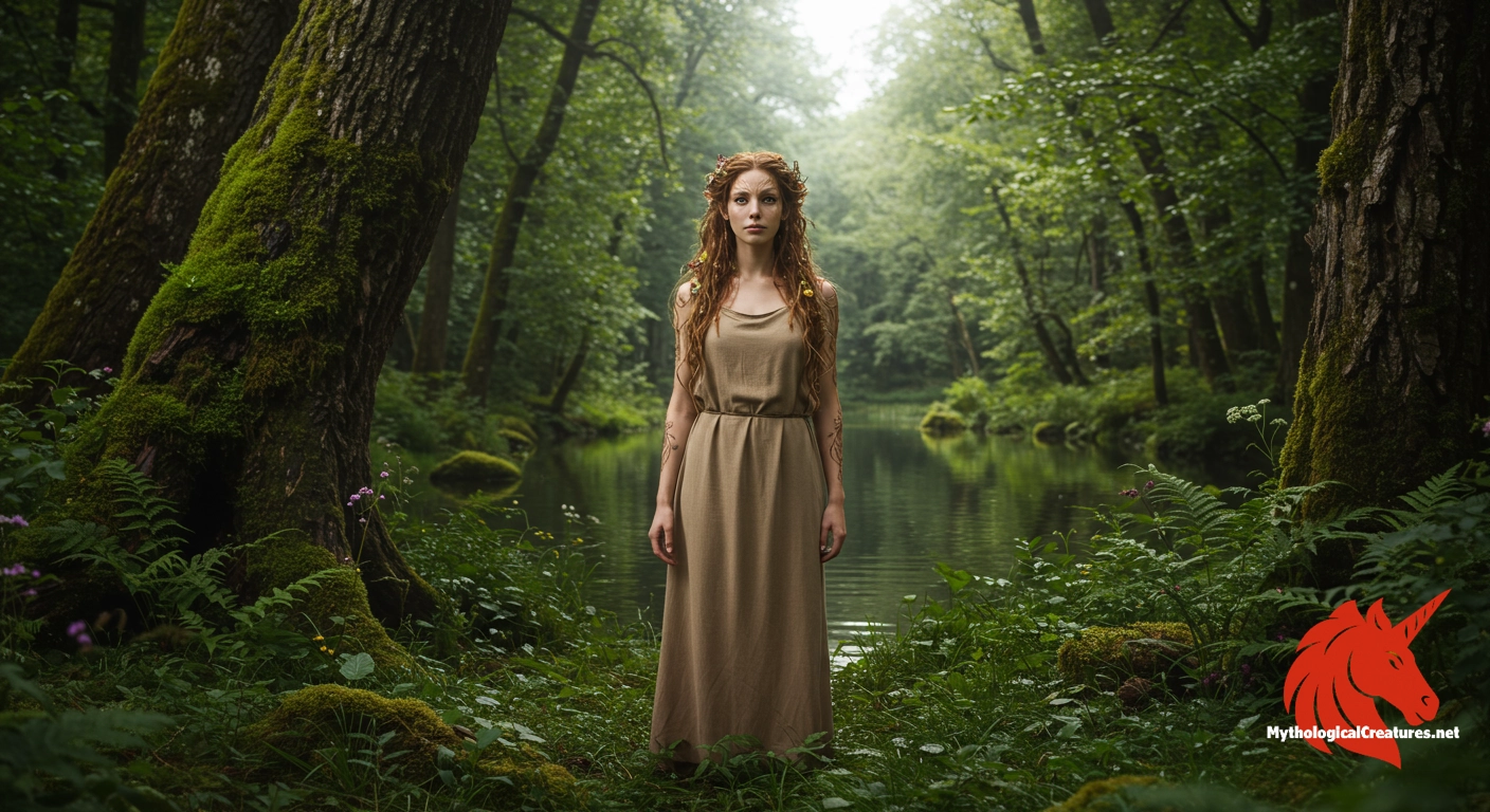 Marica - Marica is a revered nature nymph in Roman mythology, symbolising natural abundance and spiritual guardianship through her sacred forest and lake.