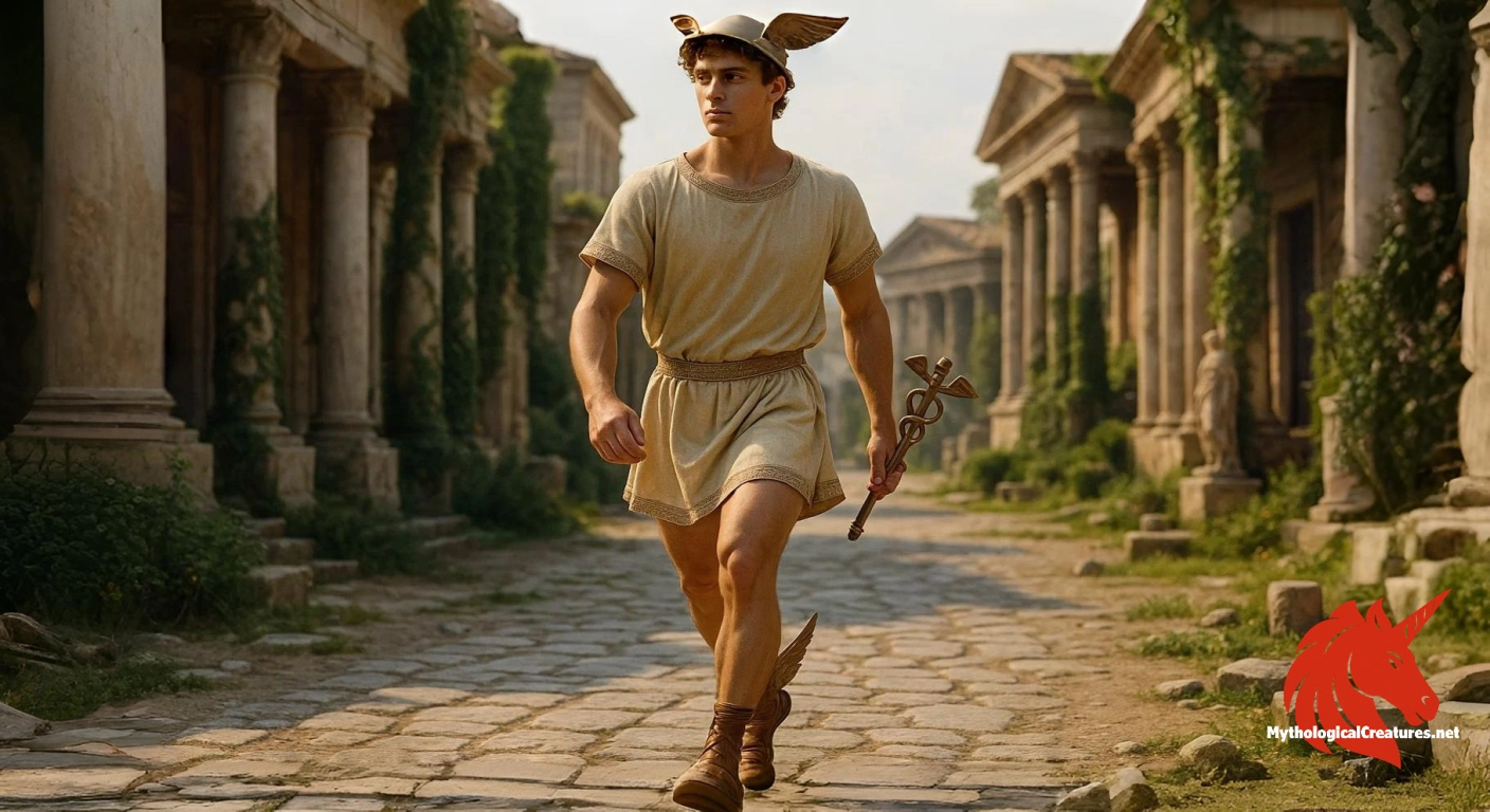 Mercury - A central deity in Roman religion, symbolising commerce, communication, and the bridge between life and death.