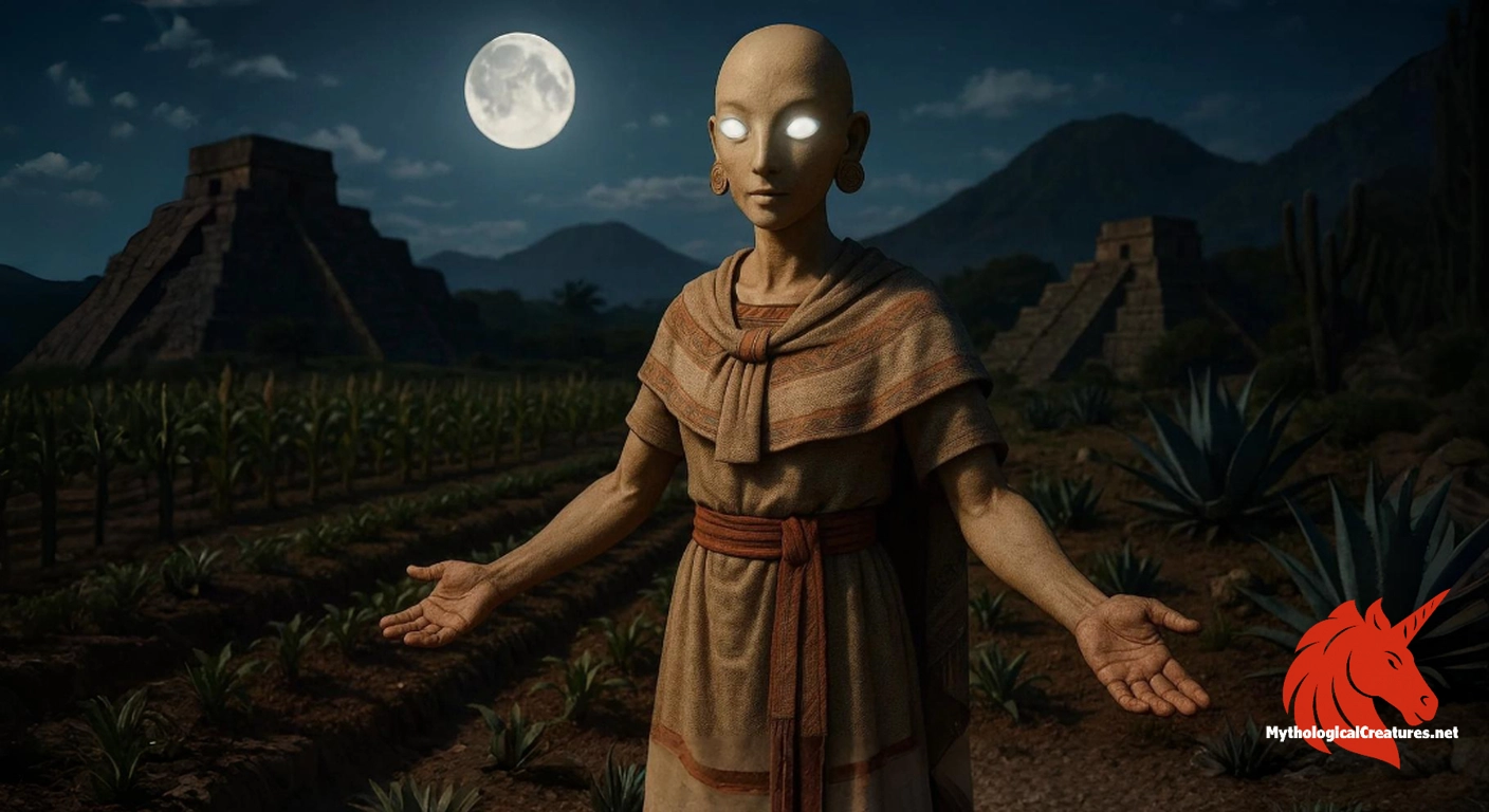 Metztli - Metztli symbolizes the cyclical nature of time and fertility, playing a key role in agricultural success and the regulation of night. Metztli - Metztli symbolizes the cyclical nature of time and fertility, playing a key role in agricultural success and the regulation of night.