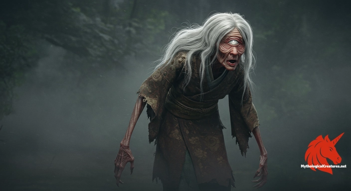 Depiction of Mikaribaba Discover another mythical creature