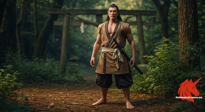 Depiction of Momotarō Discover another mythical creature