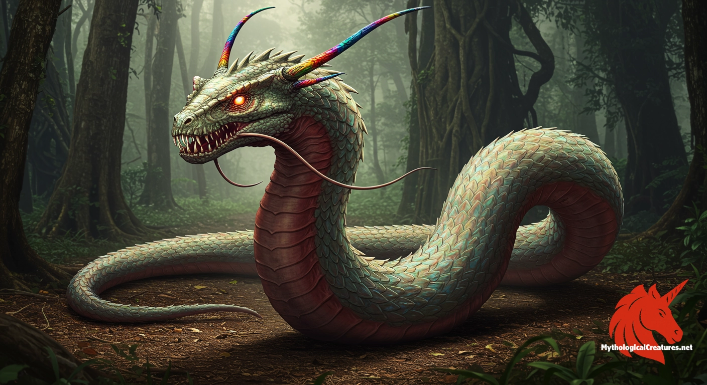 Moñái - Moñái's emergence as one of the monstrous offspring of Tau and Kerana underscores the themes of chaos and the supernatural in Guaraní myth, marking him as a formidable presence in indigenous folklore.