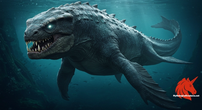 Depiction of Monster of Lake Tota Discover another mythical creature