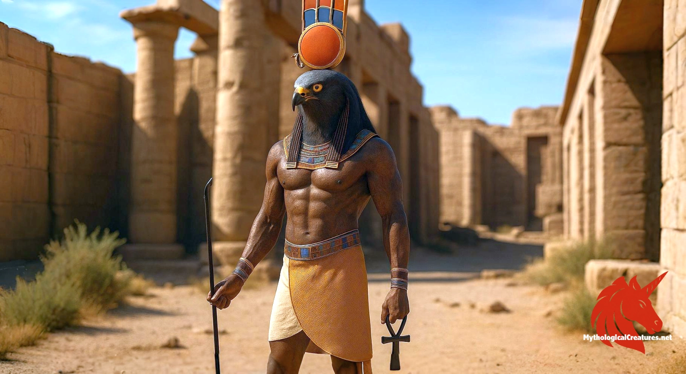 Montu - Montu embodies martial excellence and the divine authority that empowered the pharaoh, symbolising victory and the relentless spirit of battle in ancient Egypt. Montu - Montu embodies martial excellence and the divine authority that empowered the pharaoh, symbolising victory and the relentless spirit of battle in ancient Egypt.