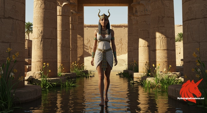 Depiction of Mut Discover another mythical creature