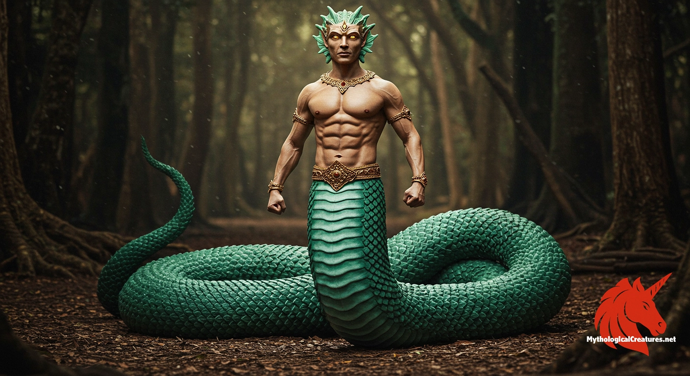 Nagaraja - Nagaraja is revered as a powerful protector and a symbol of divine authority among serpent beings, playing a crucial role in ancient ritualistic traditions across South Asia. Nagaraja - Nagaraja is revered as a powerful protector and a symbol of divine authority among serpent beings, playing a crucial role in ancient ritualistic traditions across South Asia.