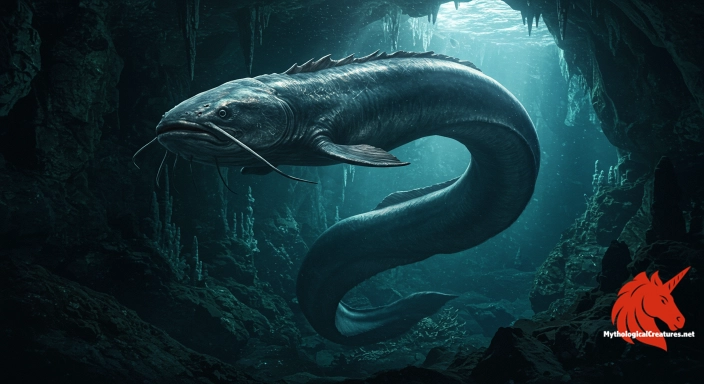 Depiction of Namazu Discover another mythical creature