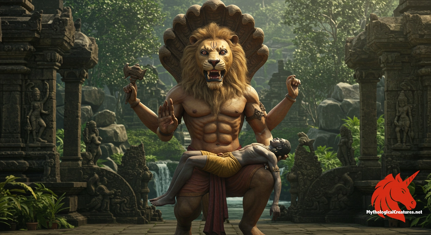 Narasimha - Narasimha’s incarnation signifies divine intervention against tyranny, upholding dharma and offering hope to devotees. Narasimha - Narasimha’s incarnation signifies divine intervention against tyranny, upholding dharma and offering hope to devotees.
