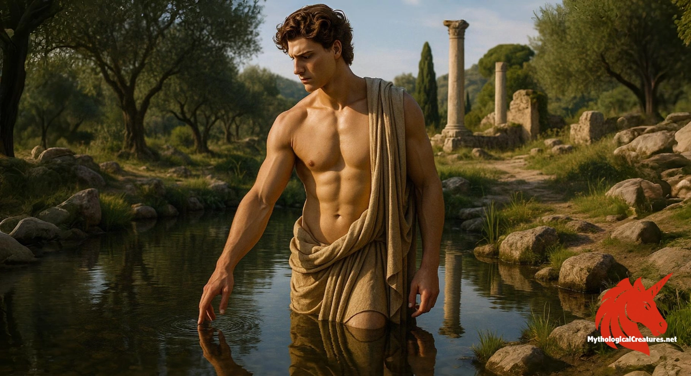 Narcissus - Narcissus is renowned as the origin of the term 'narcissism' and his myth serves as a timeless warning against the dangers of excessive self-obsession.