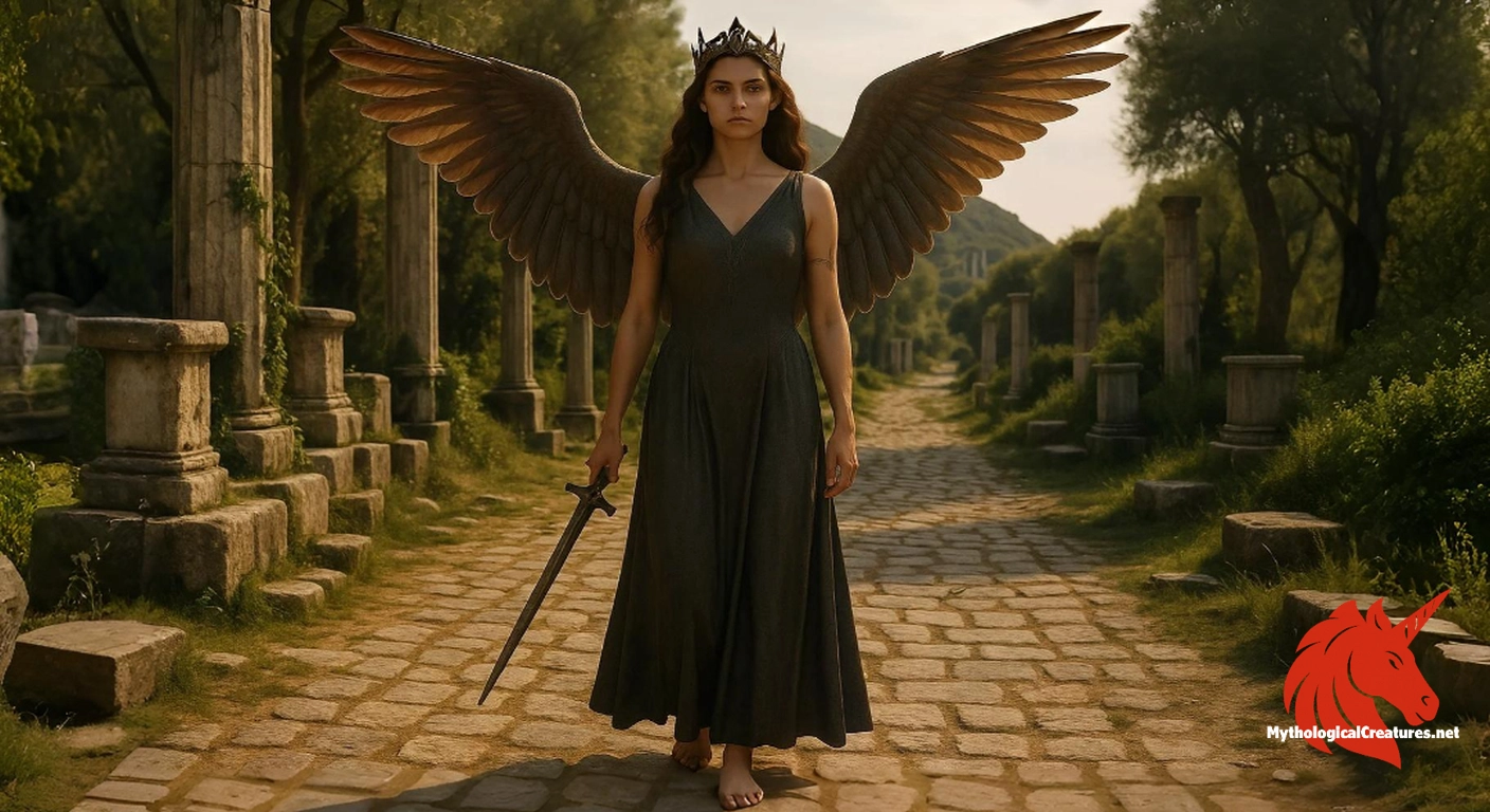 Nemesis - Nemesis embodied the concept of divine retribution against hubris, ensuring balance and justice among mortals and gods alike.